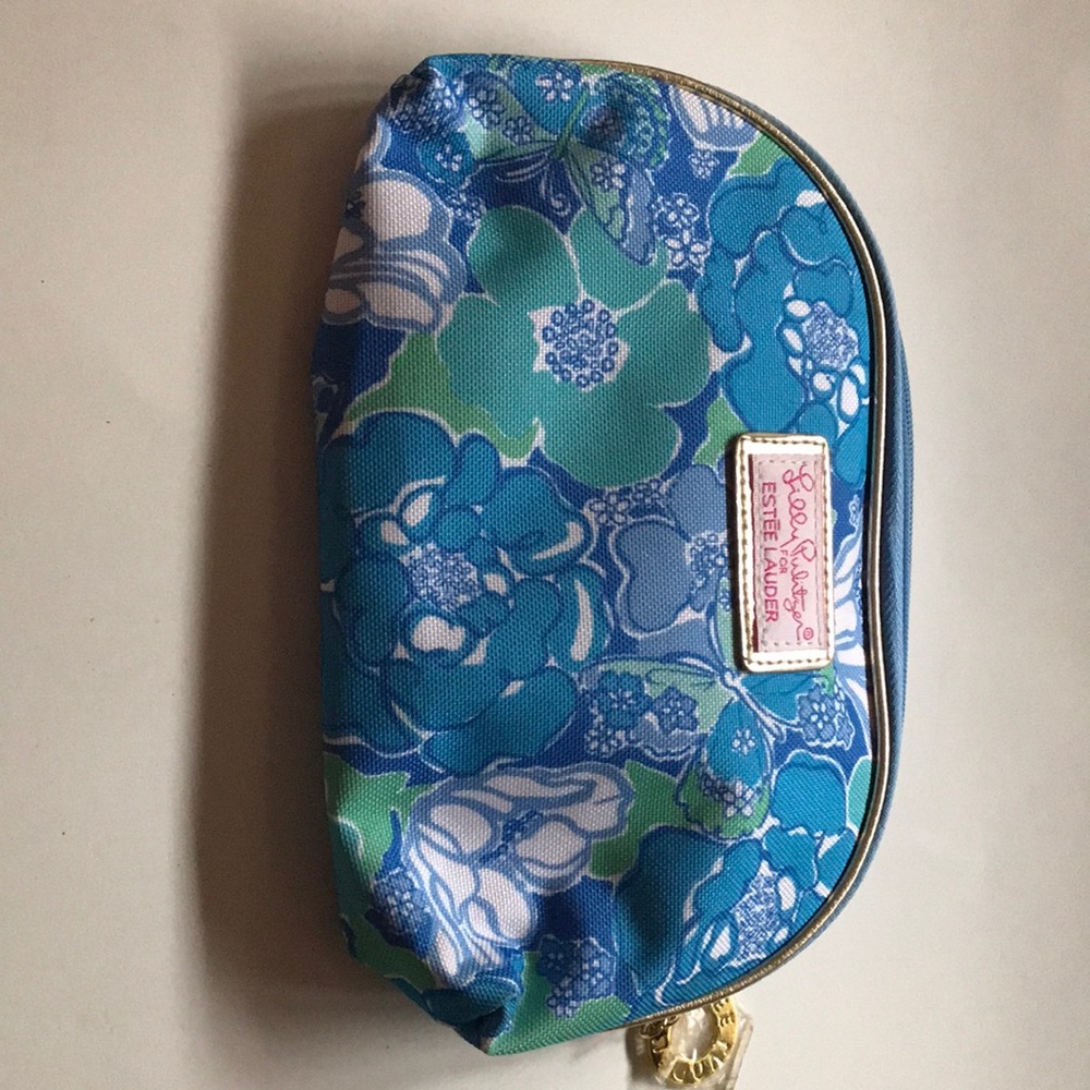 Lilly Pulitzer For Estée Lauder Floral Print Cosmetic Bag - Picture 2 of 7